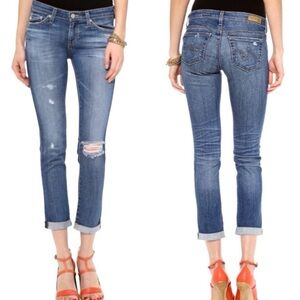 AG Adriano Goldschmied The Stilt Cigarette Roll-Up Size 27R Made in the USA